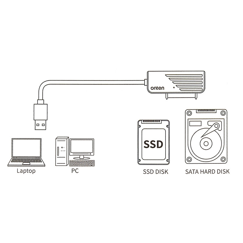 مبدل SATA به USB 3.0 اونتن مدل US301