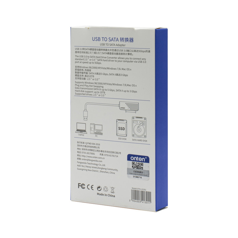 مبدل SATA به USB 3.0 اونتن مدل US301