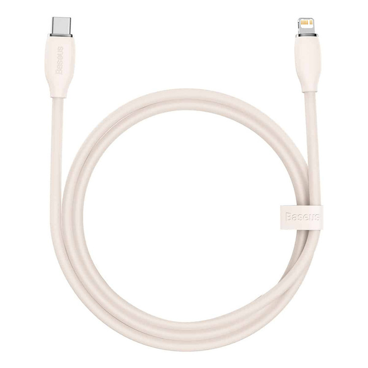 کابل تبدیل لایتنینگ به USB-C باسئوس مدل Jelly Liquid Silica Gel طول 2 متر