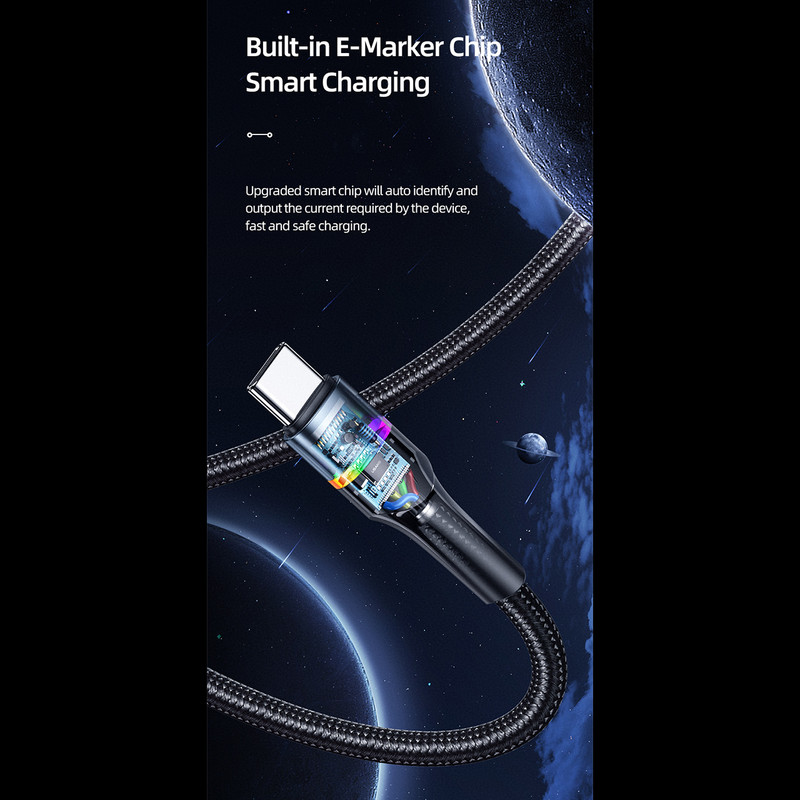 کابل تبدیل USB-C یوسمز مدل US-SJ537 طول 1.2 متر