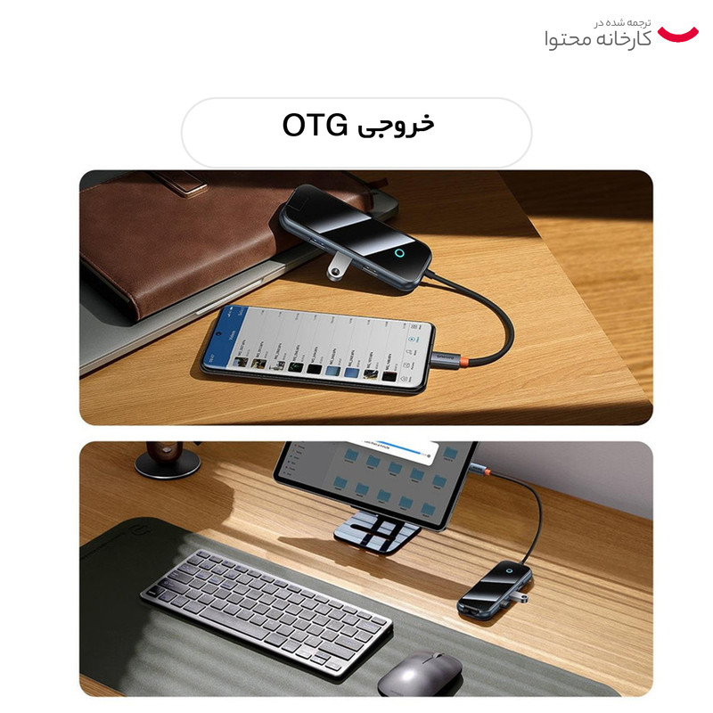 هاب 5 پورت USB-C بیسوس مدل WKJZ010113