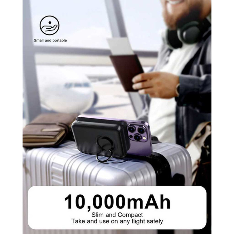 پاور بانک جوی روم مدل JR-W050 ظرفیت 10000 میلی آمپر ساعت