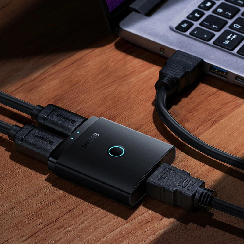 مبدل 1 در 2 HDMI بیسوس مدل AIRJOY