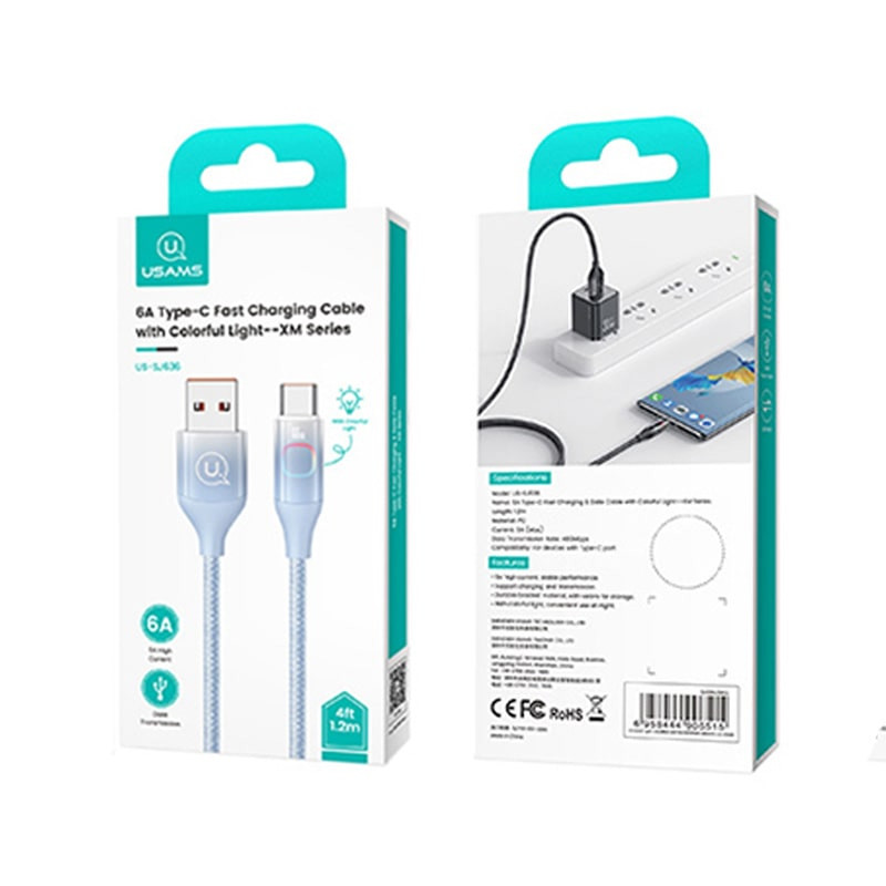کابل USB-C یوسمز مدل SJ640 طول 1.2 متر