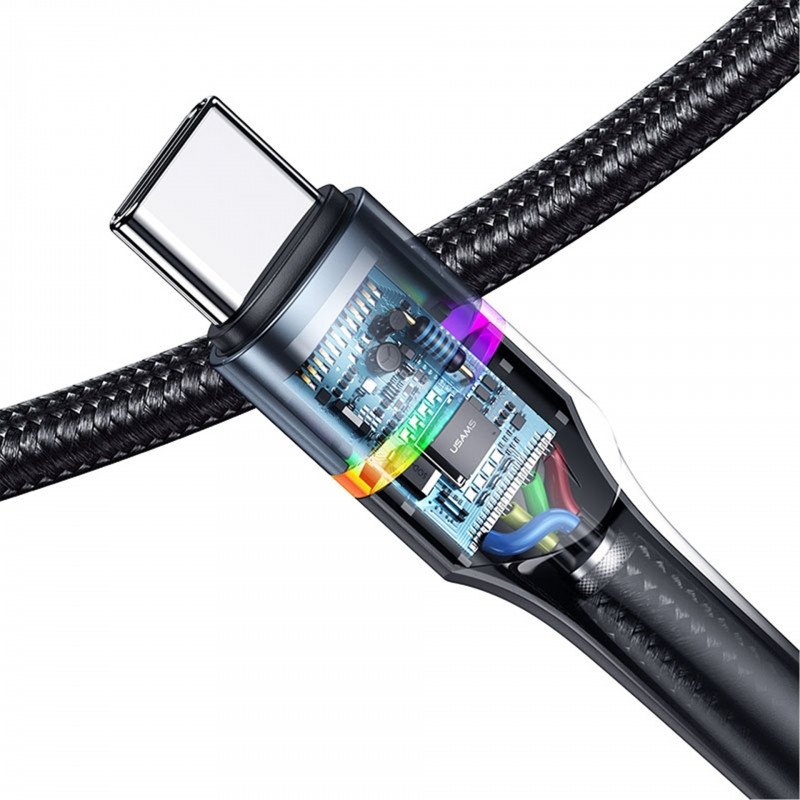 کابل تبدیل USB-C به USB-C یوسمز مدل Sj537 طول 1.2 متر