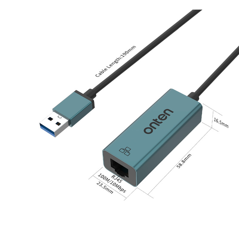 مبدل USB 2.0 به LAN اونتن مدل OTN-5225D
