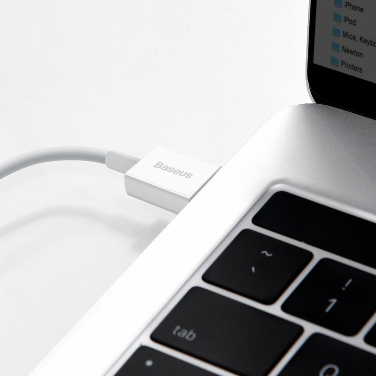 کابل تبدیل USB به لایتنینگ باسئوس مدل Superior طول 1 متر