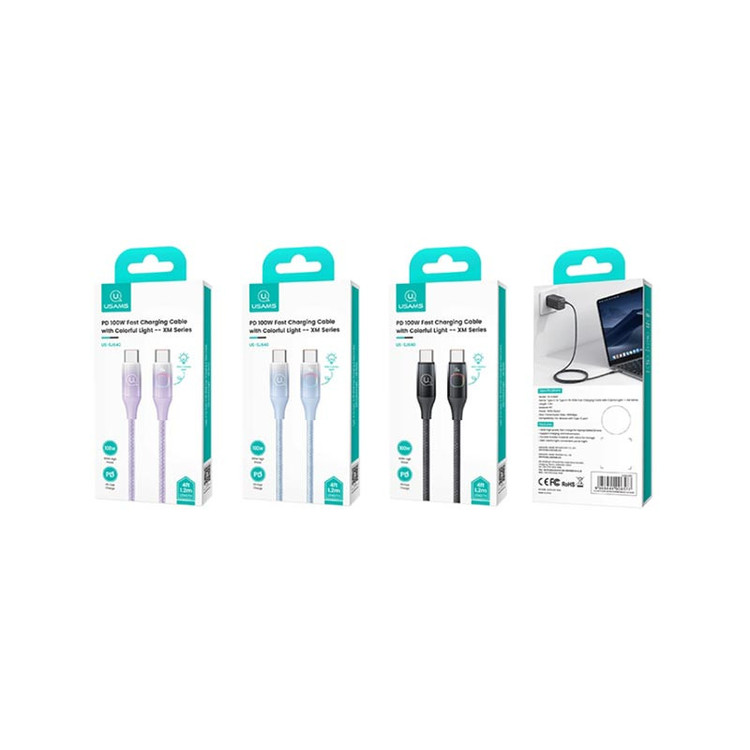 کابل تبدیل USB-C یوسمز مدل SJ640 طول 1.2 متر