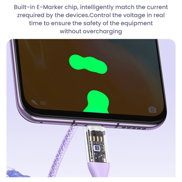 کابل تبدیل USB-C یوسمز مدل SJ640 طول 1.2 متر