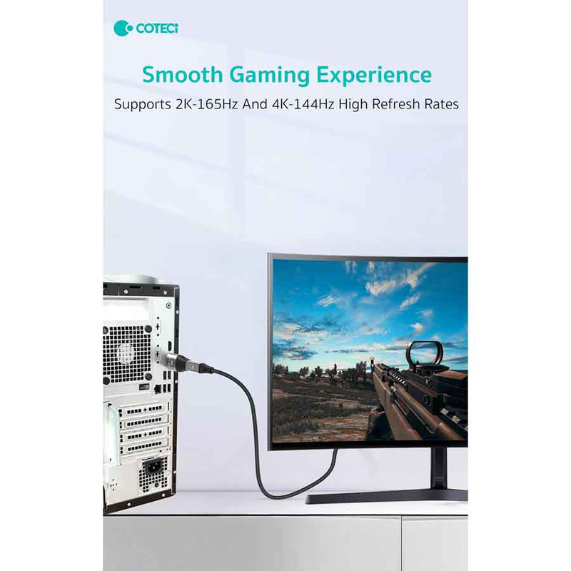 مبدل Mini DisplayPort به Display Port کوتتسی مدل 87607