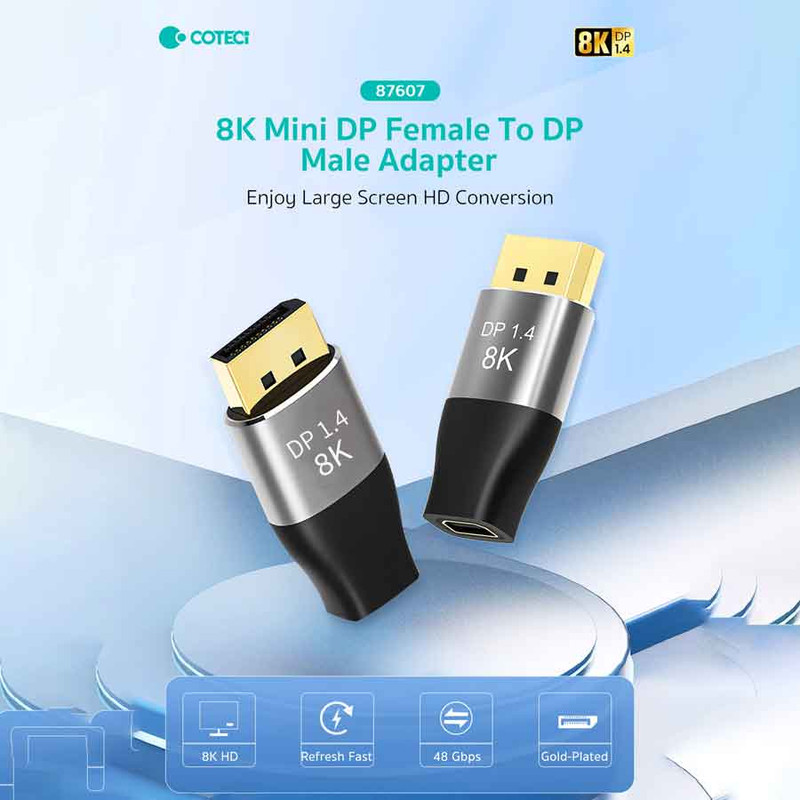 مبدل Mini DisplayPort به Display Port کوتتسی مدل 87607