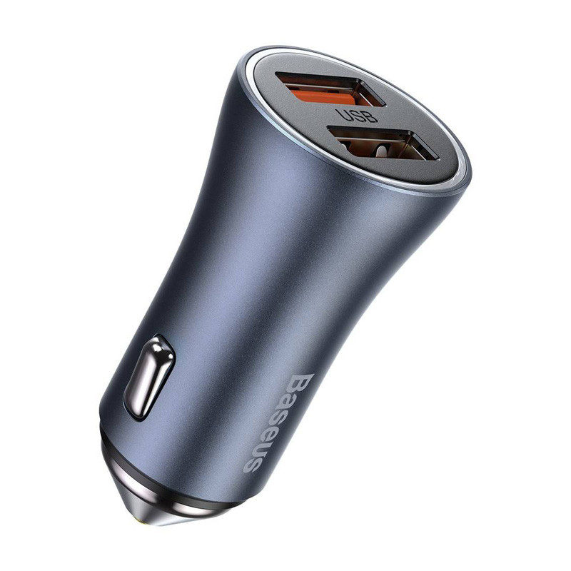 شارژر فندکی باسئوس مدل TZCCJD-40W به همراه کابل تبدیل USB-C