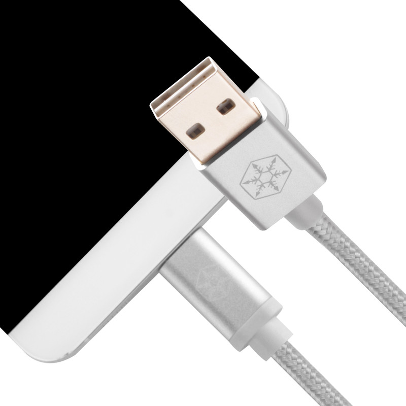 کابل تبدیل USB به USB-C سیلوراستون مدل CPU04 طول 1 متر
