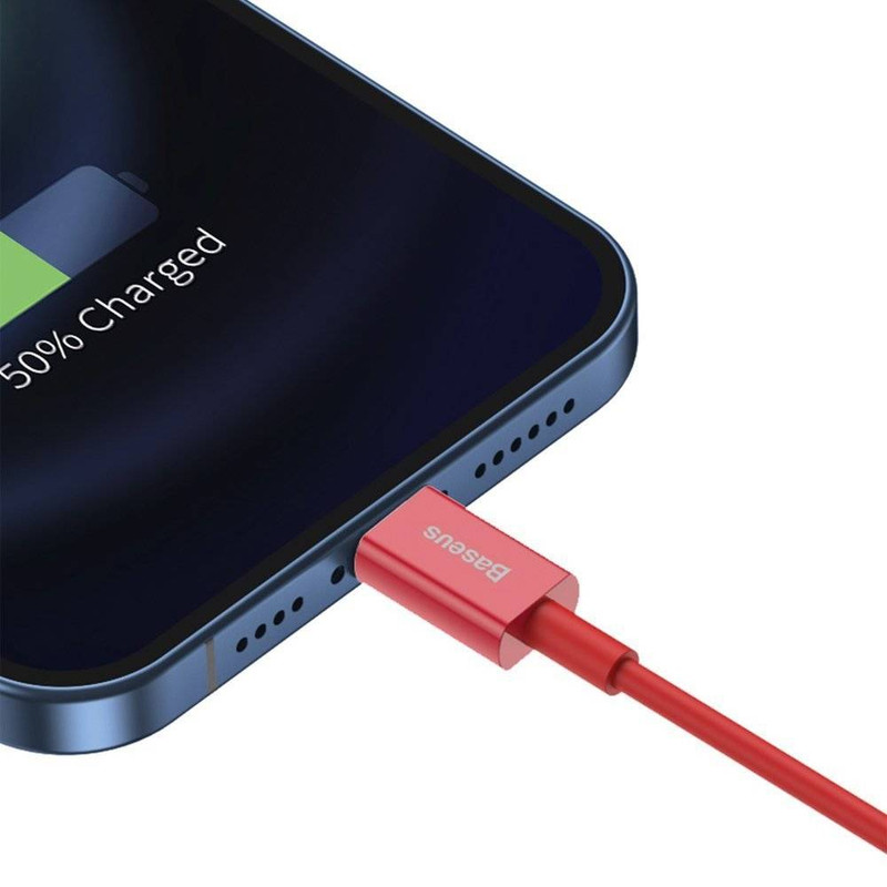 کابل تبدیل USB به لایتنینگ باسئوس مدل CALYS-C طول 2متر