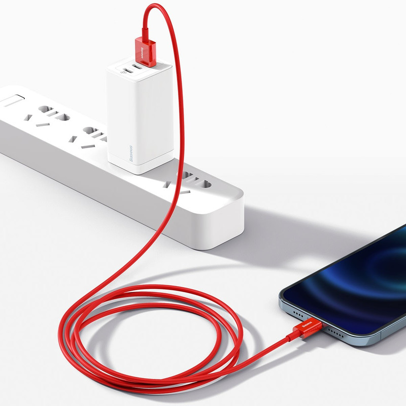 کابل تبدیل USB به لایتنینگ باسئوس مدل CALYS-C طول 2متر