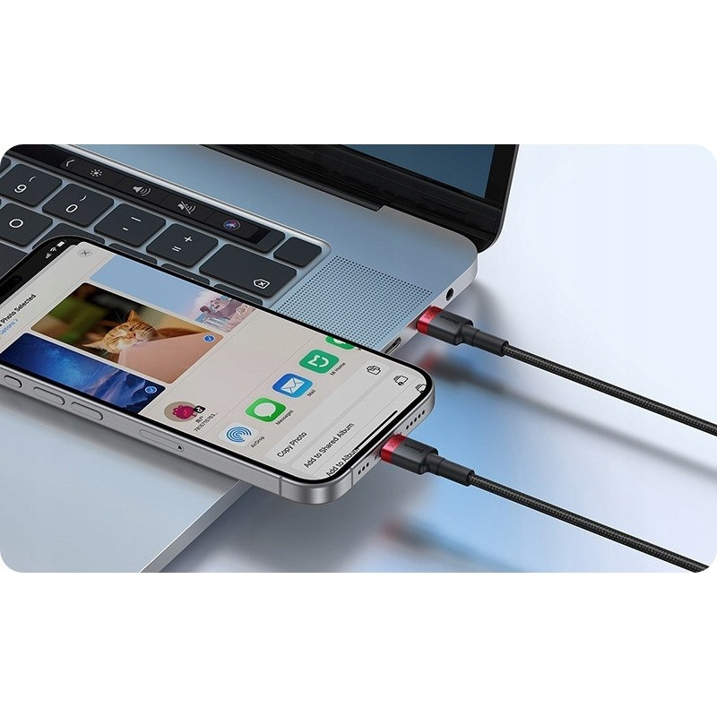 کابل USB-C بیسوس مدل B-2pcs طول 1 متر