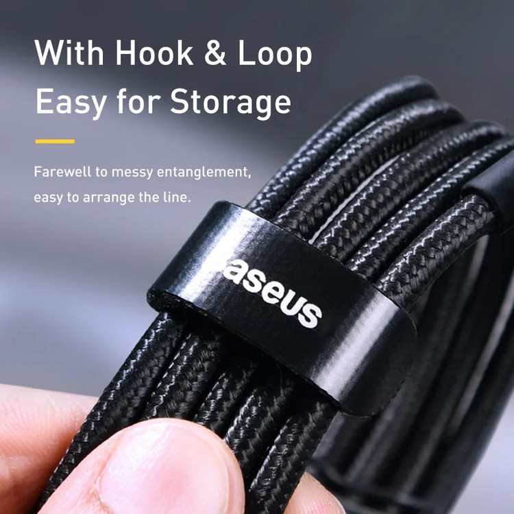 کابل USB-C بیسوس مدل B-2pcs طول 1 متر