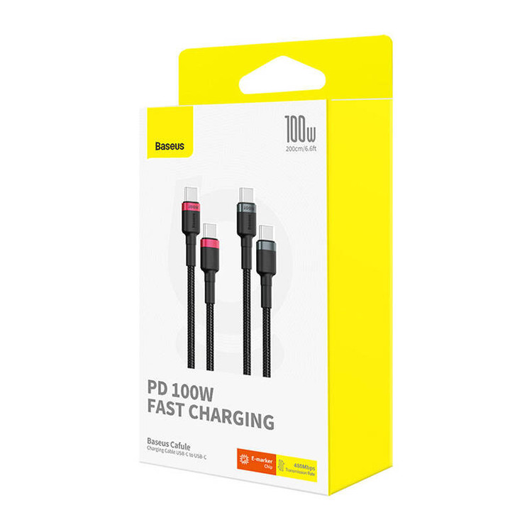 کابل USB-C بیسوس مدل B-2pcs طول 1 متر