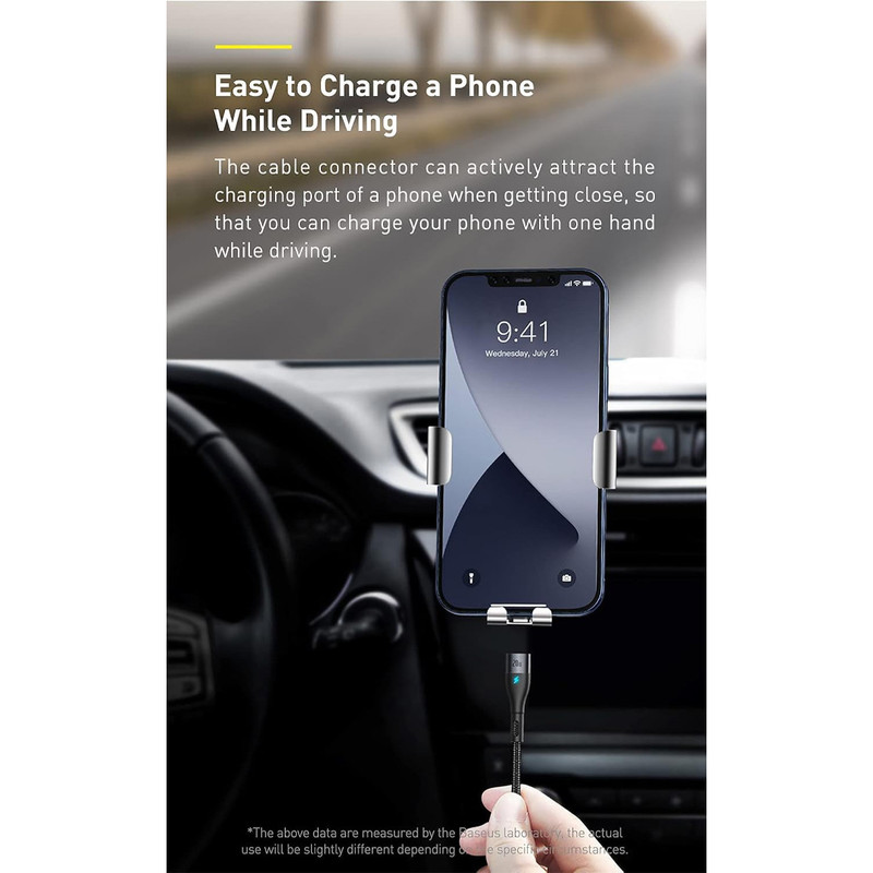 کابل تبدیل USB-C به لایتنینگ بیسوس مدل CATLXC-01 طول 1 متر