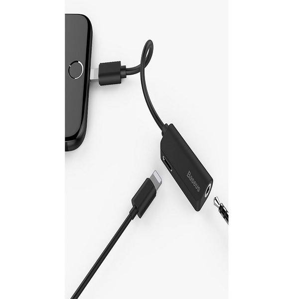 مبدل لایتنینگ به جک 3.5 میلی متری باسئوس مدل L32