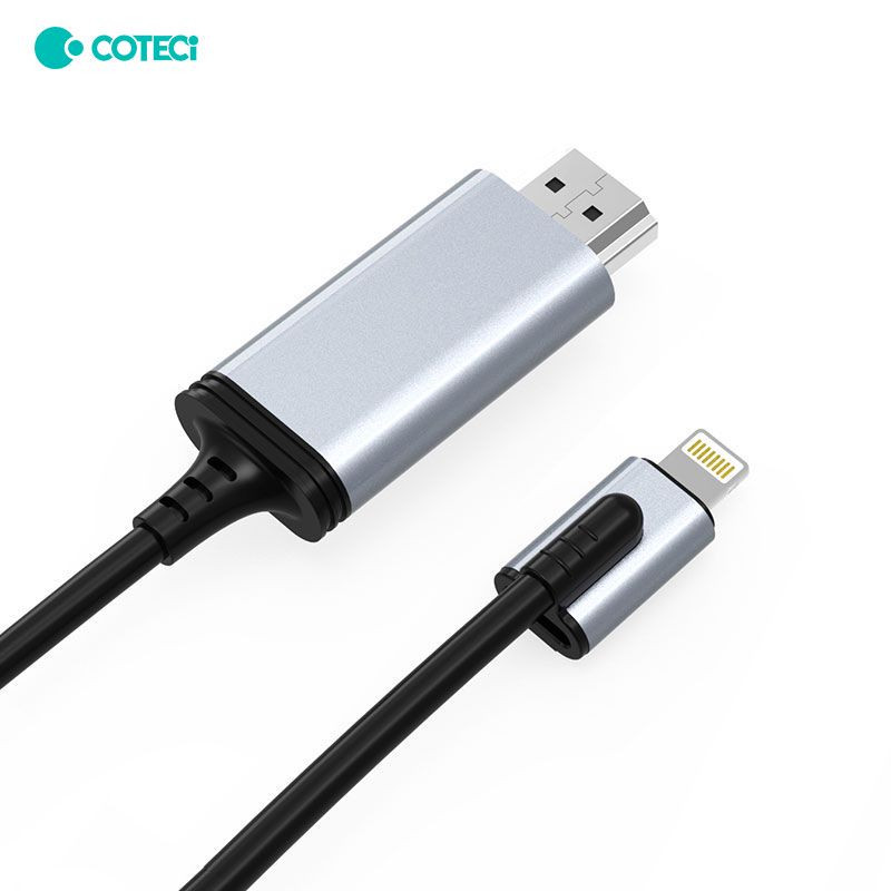 کابل تبدیل لایتنینگ به HDMI کوتسی مدل 33024 طول 1.8 متر