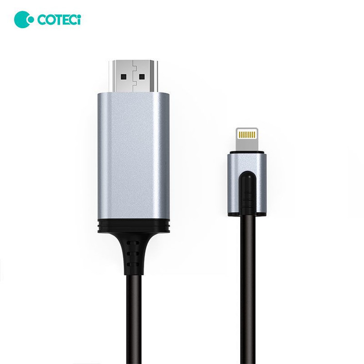 کابل تبدیل لایتنینگ به HDMI کوتسی مدل 33024 طول 1.8 متر
