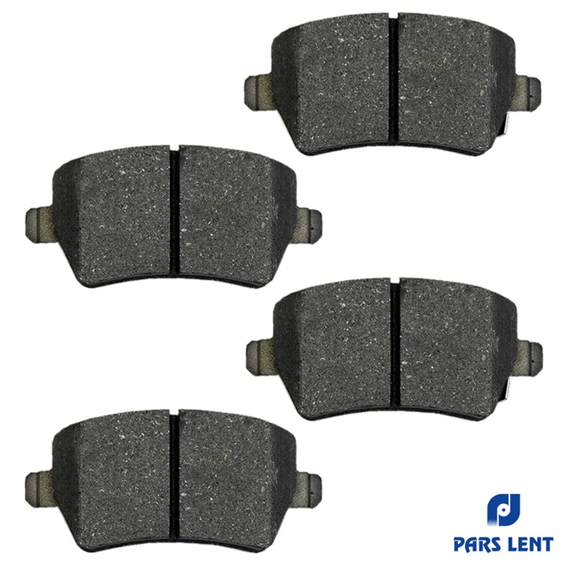 لنت ترمز دیسکی عقب خودرو لنت پارس مدل 2-80196 دو جفت مناسب برای بایک X7