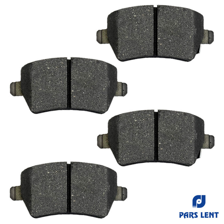 لنت ترمز دیسکی عقب خودرو لنت پارس کد 2-80196 دو جفت مناسب برای آریزو EV 5