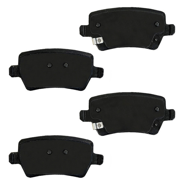 لنت ترمز دیسکی عقب خودرو لنت پارس کد 2-80196 دو جفت مناسب برای فونیکس FX پریمیوم