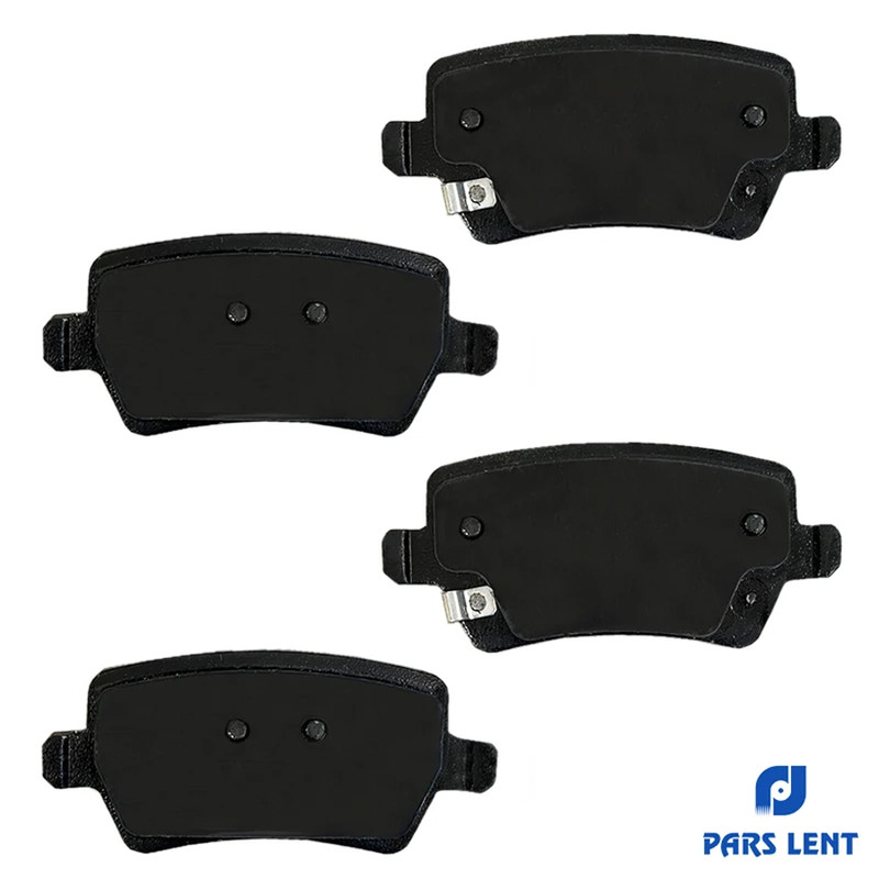 لنت ترمز دیسکی عقب خودرو لنت پارس مدل 2-80196 دو جفت مناسب برای فونیکس FX-EV