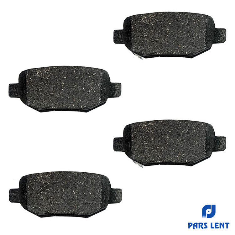 لنت ترمز عقب خودرو لنت پارس کد 4-80164 دو جفت مناسب برای ام وی ام CVT 550