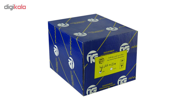 چراغ مه شکن جلو چپ خودرو فن آوران پرتو الوند کد H211288 مناسب برای تیبا
