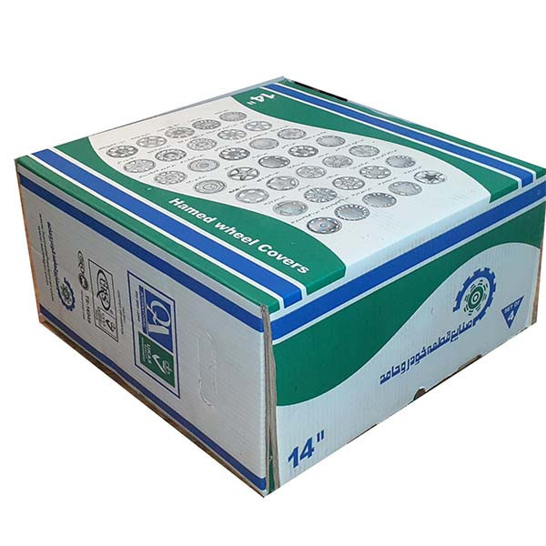 قالپاق چرخ صنایع خودرو حامد مدل Dankarr سایز 14 اینچ مناسب برای پژو SLX بسته 4 عددی
