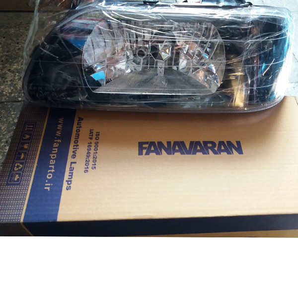 چراغ جلو راست فن آوران پرتو الوند مدل AM 5964 S131 مناسب برای پراید ۱۳۱