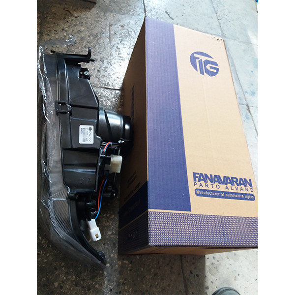 چراغ جلو راست فن آوران پرتو الوند مدل AM 5964 S131 مناسب برای پراید ۱۳۱